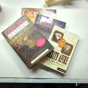 Bundle Civil War Books Magazine God's And Generals Charity Afire